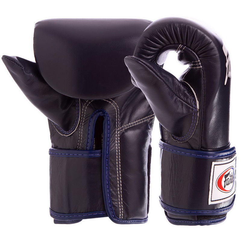 Снарядні рукавички-млинці для боксу шкіряні FAIRTEX TGT7 розмір M-XL кольори в асортименті