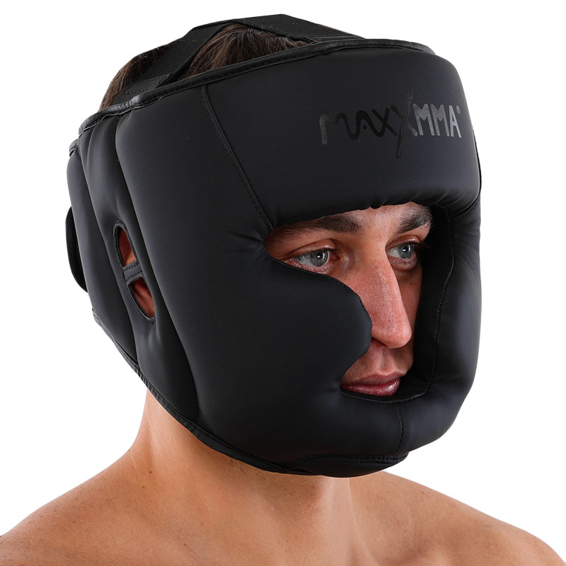 Підшоломник боксерський MAXXMMA TH03 чорний