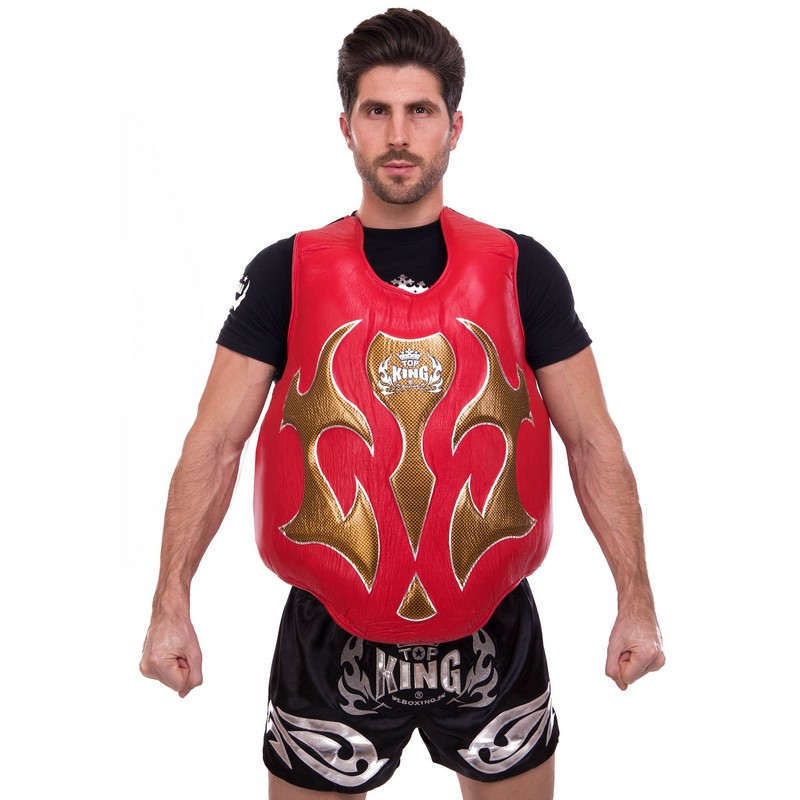 Жилет захисний для тайського боксу та кікбоксингу TOP KING Empower Creativity TKBDEM-01-GD S-XL кольори в асортименті
