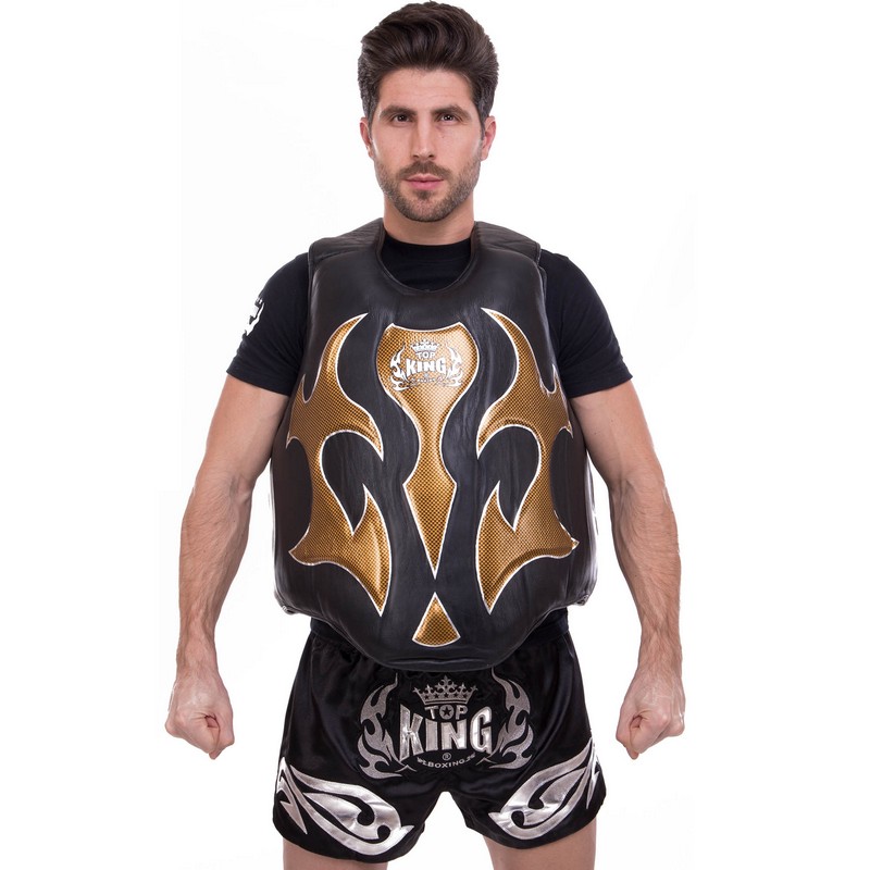 Жилет захисний для тайського боксу та кікбоксингу TOP KING Empower Creativity TKBDEM-01-GD S-XL кольори в асортименті