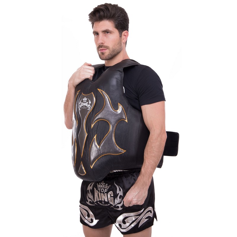 Жилет захисний для тайського боксу та кікбоксингу TOP KING Empower Creativity TKBDEM-01-SV S-XL кольори в асортименті