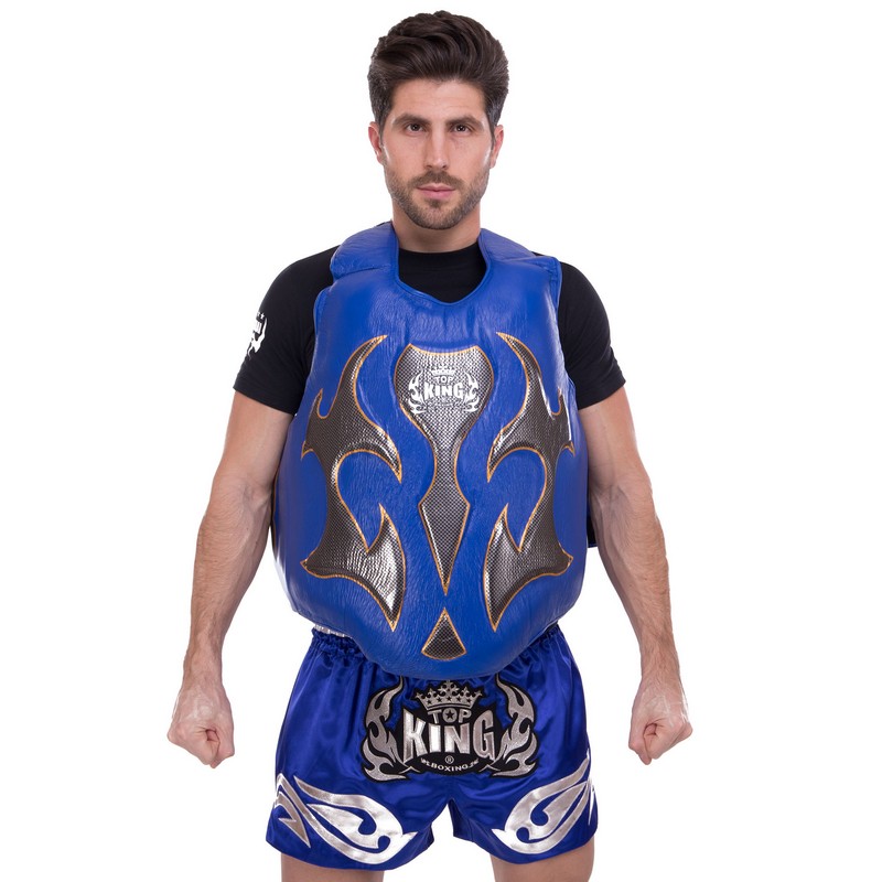 Жилет захисний для тайського боксу та кікбоксингу TOP KING Empower Creativity TKBDEM-01-SV S-XL кольори в асортименті