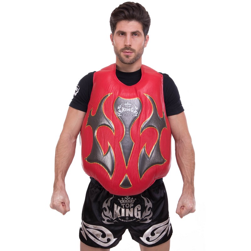 Жилет захисний для тайського боксу та кікбоксингу TOP KING Empower Creativity TKBDEM-01-SV S-XL кольори в асортименті