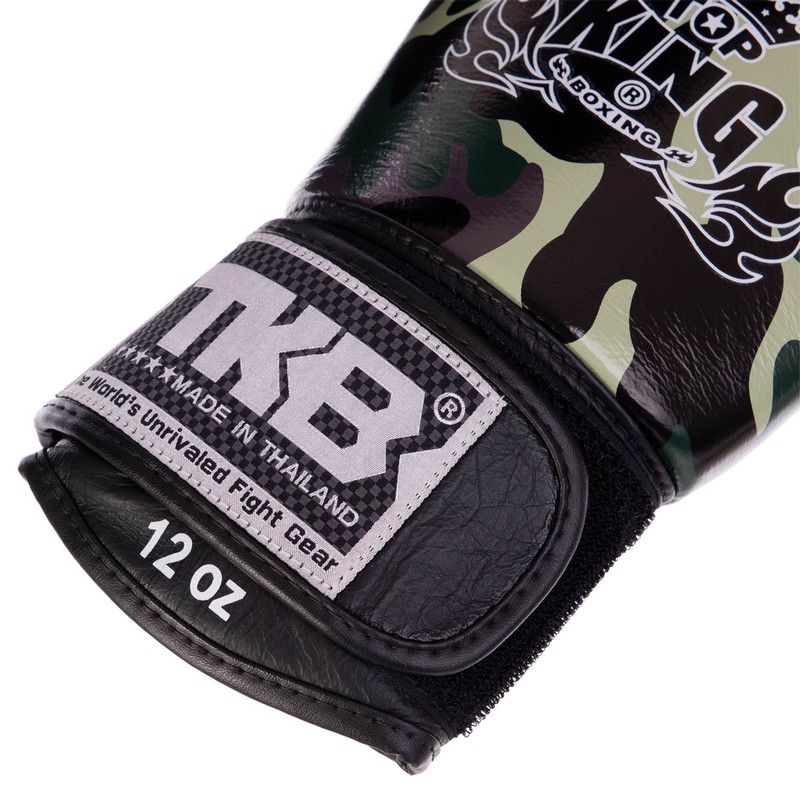 Боксерські рукавиці шкіряні TOP KING Empower Camouflage TKBGEM-03 8-18унцій кольори в асортименті
