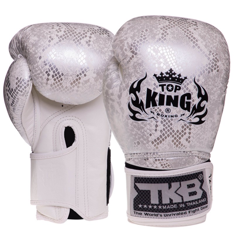 Боксерські рукавиці шкіряні TOP KING Super Snake TKBGSS-02 8-18унцій кольори в асортименті