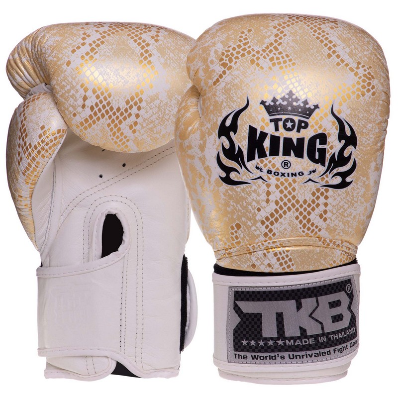 Боксерські рукавиці шкіряні TOP KING Super Snake TKBGSS-02 8-18унцій кольори в асортименті