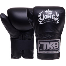 Снарядні рукавички-млинці для боксу шкіряні TOP KING Pro TKBMP-CT розмір S-XL кольори в асортименті