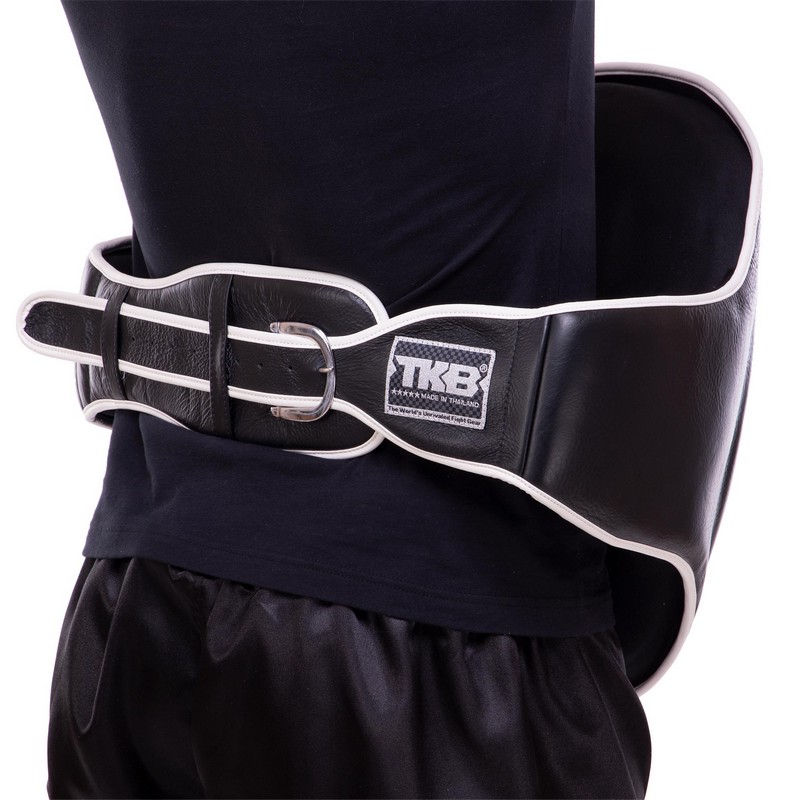 Пояс тренера для відпрацювання ударів шкіряний TOP KING Professional TKBPPB розмір-S-XL чорний