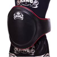 Пояс тренера для відпрацювання ударів шкіряний TOP KING Professional TKBPPV розмір-S-XL чорний