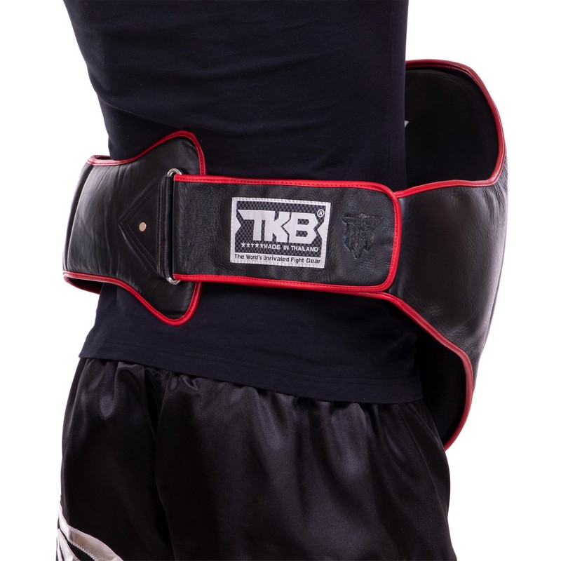 Пояс тренера для відпрацювання ударів шкіряний TOP KING Professional TKBPPV розмір-S-XL чорний