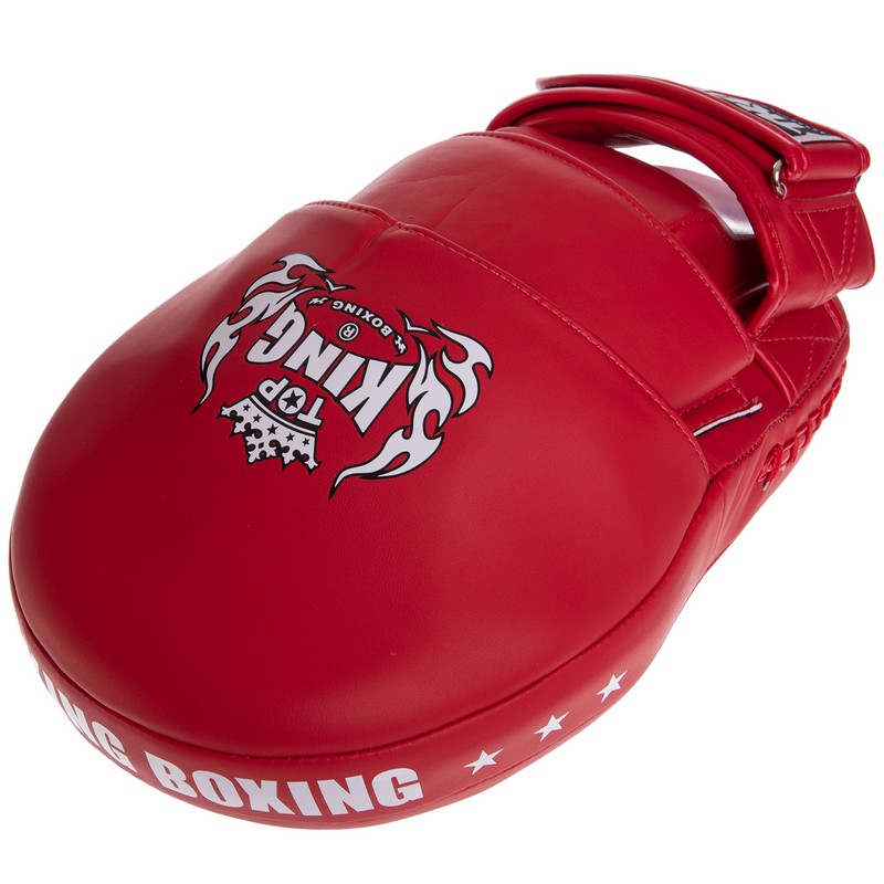 Лапа боксерська вигнута тренувальна шкіра TOP KING Extreme TKFME 32x21x8см 2штуки кольори в асортименті