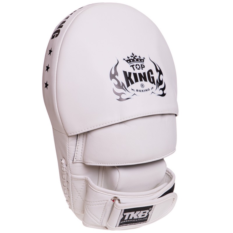 Лапа боксерська вигнута тренувальна шкіра TOP KING Extreme TKFME 32x21x8см 2штуки кольори в асортименті