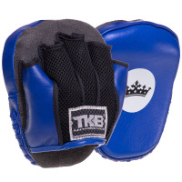 Міні-лапа боксерська зігнута тренувальна шкіра TOP KING Light Weight TKFML 18x15x4см 2штуки кольори в асортименті