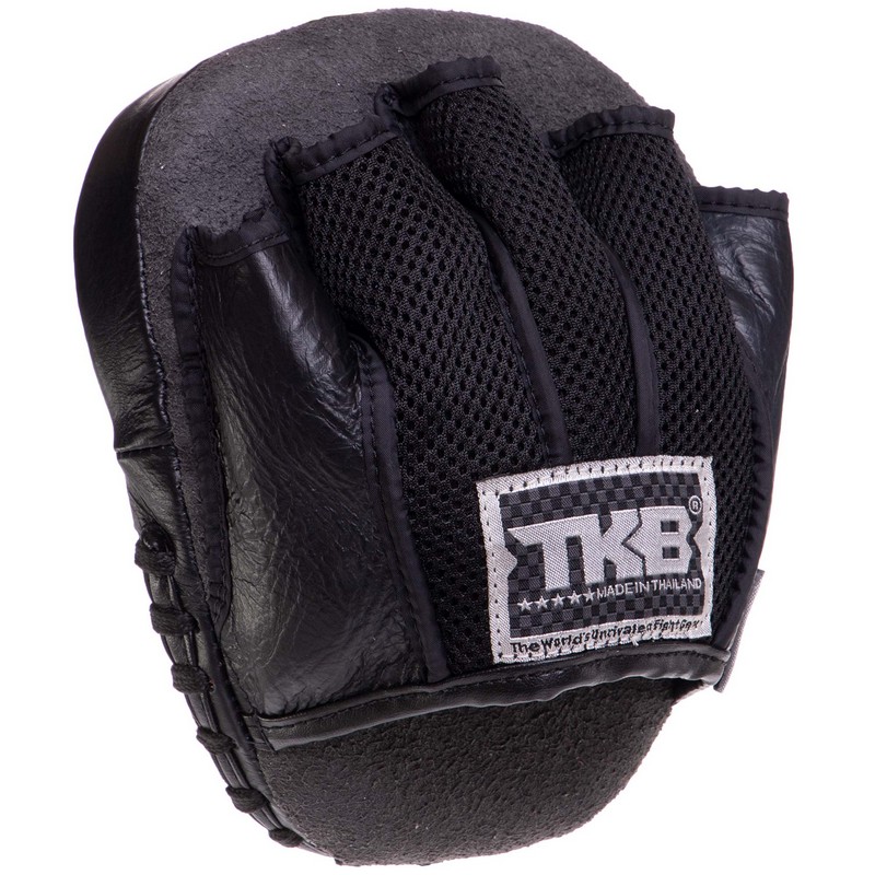 Міні-лапа боксерська зігнута тренувальна шкіра TOP KING Light Weight TKFML 18x15x4см 2штуки кольори в асортименті