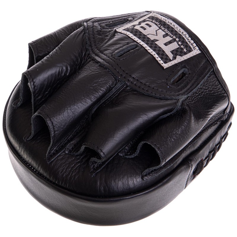 Міні-лапа боксерська зігнута тренувальна шкіра TOP KING Professional TKFMP 16x15x5см 2штуки кольори в асортименті