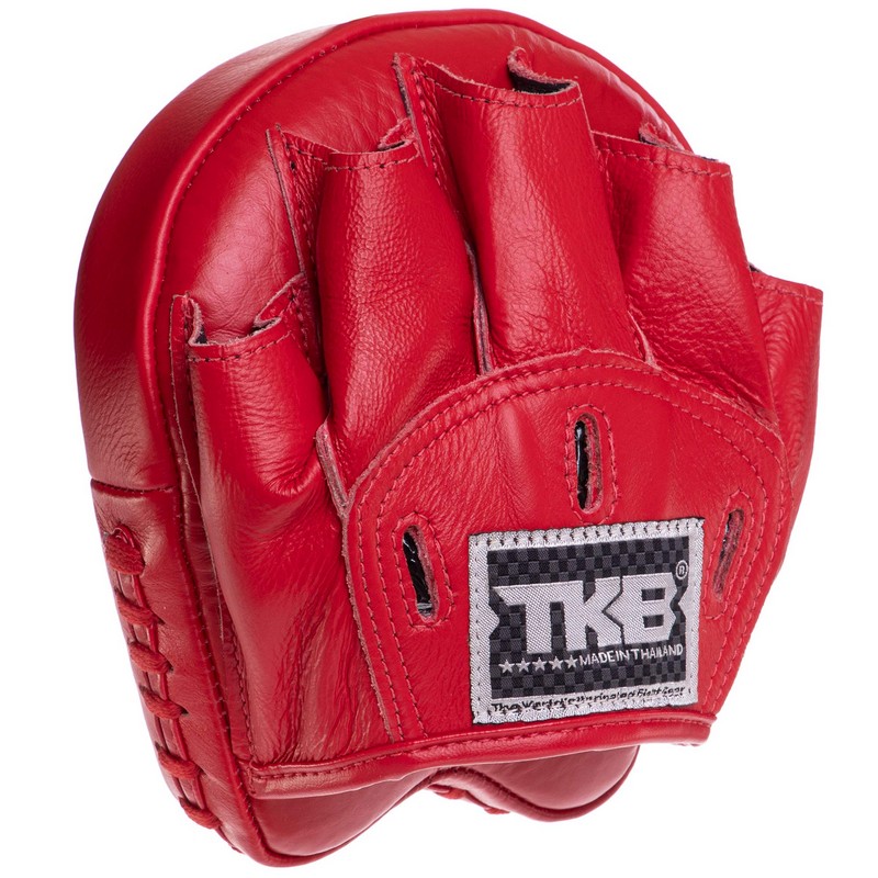 Міні-лапа боксерська зігнута тренувальна шкіра TOP KING Professional TKFMP 16x15x5см 2штуки кольори в асортименті