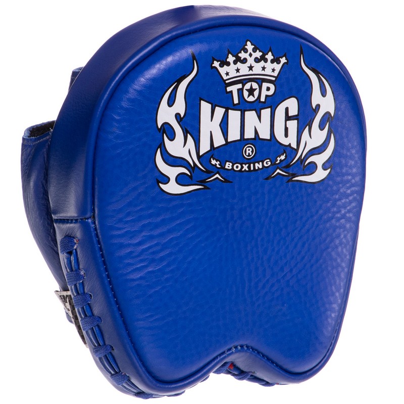 Міні-лапа боксерська зігнута тренувальна шкіра TOP KING Professional TKFMP 16x15x5см 2штуки кольори в асортименті