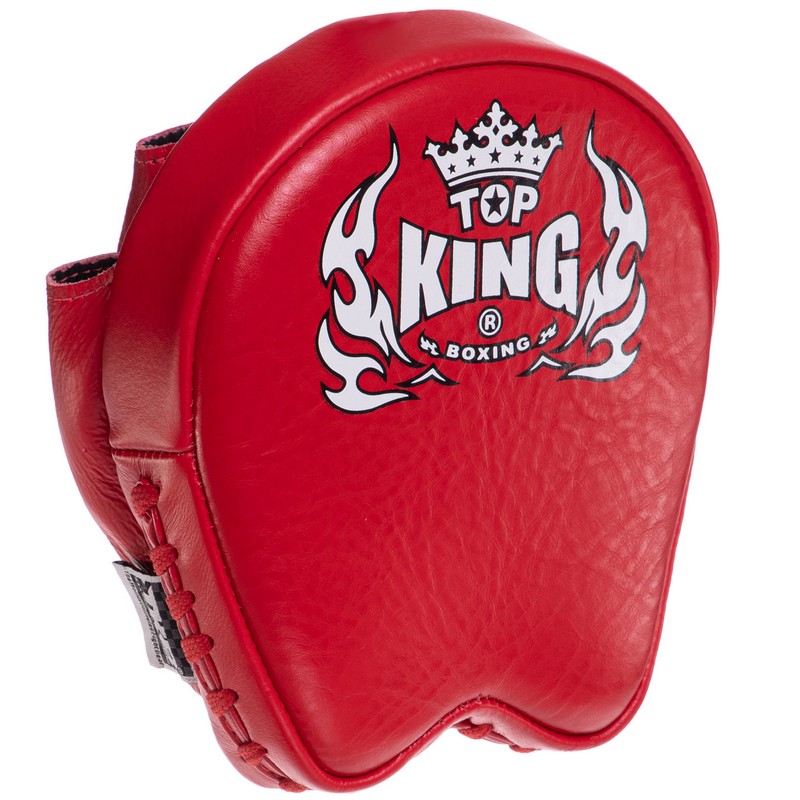 Міні-лапа боксерська зігнута тренувальна шкіра TOP KING Professional TKFMP 16x15x5см 2штуки кольори в асортименті