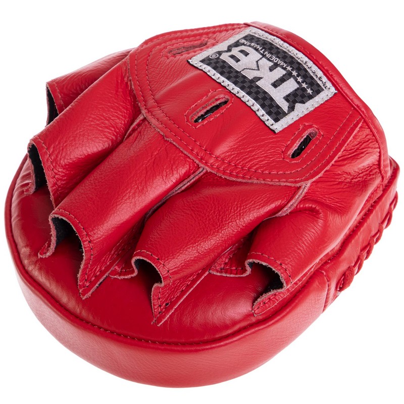 Міні-лапа боксерська зігнута тренувальна шкіра TOP KING Professional TKFMP 16x15x5см 2штуки кольори в асортименті