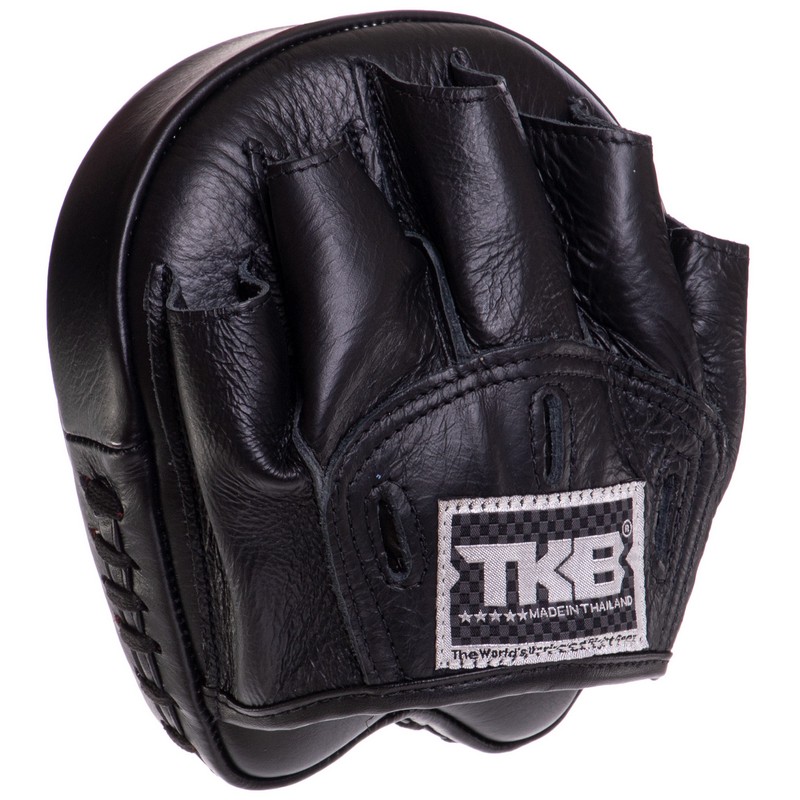 Міні-лапа боксерська зігнута тренувальна шкіра TOP KING Professional TKFMP 16x15x5см 2штуки кольори в асортименті