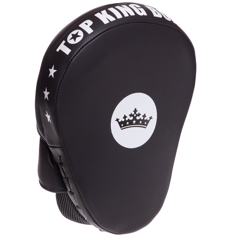 Лапа боксерська вигнута тренувальна шкіра TOP KING Super TKFMS 26x18x9см 2штуки кольори в асортименті