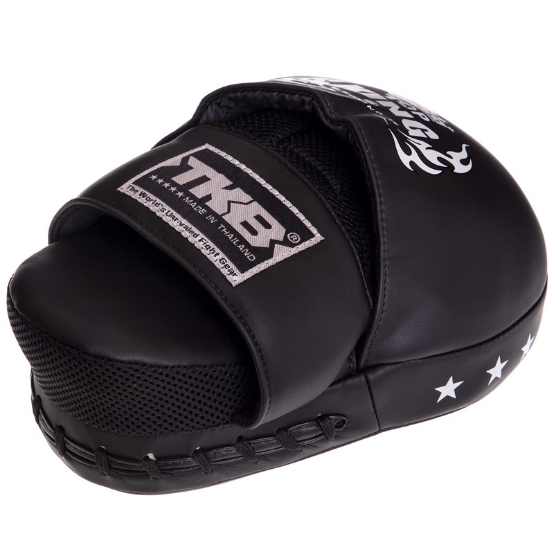 Лапа боксерська вигнута тренувальна шкіра TOP KING Super TKFMS 26x18x9см 2штуки кольори в асортименті
