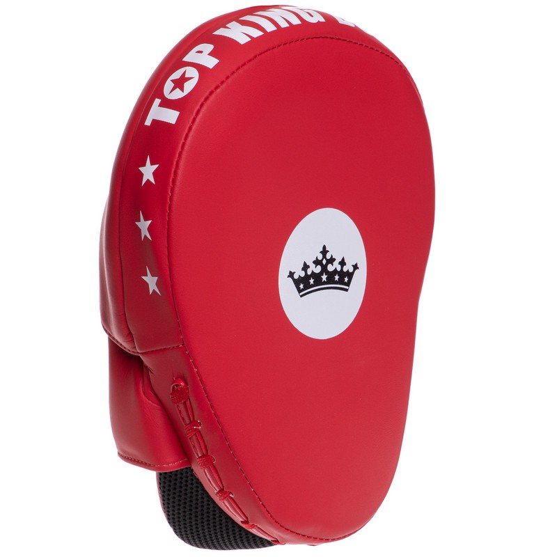 Лапа боксерська вигнута тренувальна шкіра TOP KING Super TKFMS 26x18x9см 2штуки кольори в асортименті