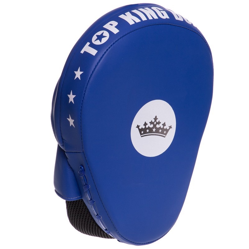 Лапа боксерська вигнута тренувальна шкіра TOP KING Super TKFMS 26x18x9см 2штуки кольори в асортименті