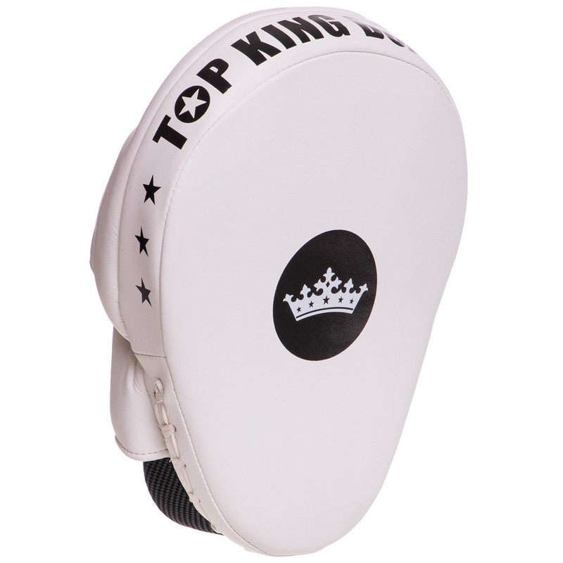 Лапа боксерська вигнута тренувальна шкіра TOP KING Super TKFMS 26x18x9см 2штуки кольори в асортименті