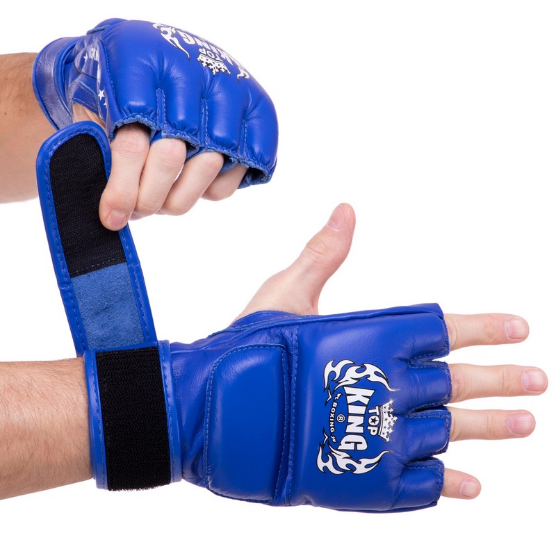Рукавиці для змішаних єдиноборств MMA TOP KING Super TKGGS S-XL кольори в асортименті
