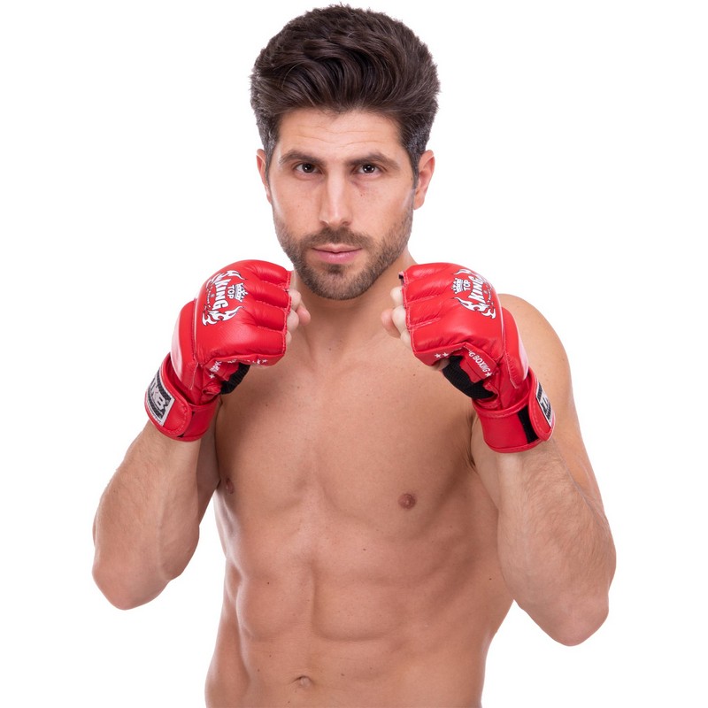 Рукавиці для змішаних єдиноборств MMA TOP KING Super TKGGS S-XL кольори в асортименті