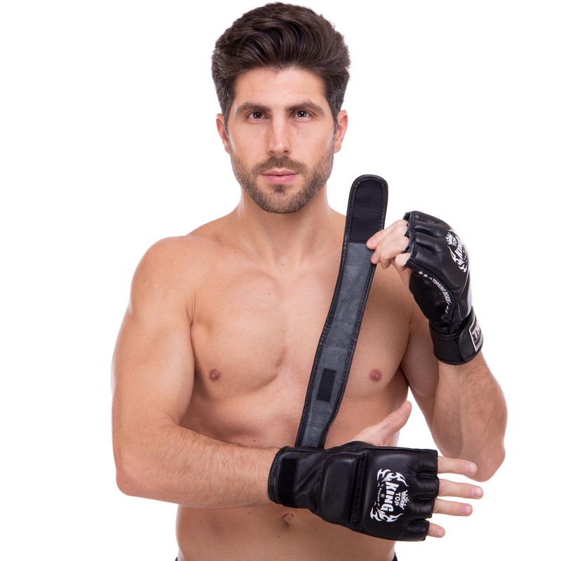 Рукавиці для змішаних єдиноборств MMA TOP KING Super TKGGS S-XL кольори в асортименті