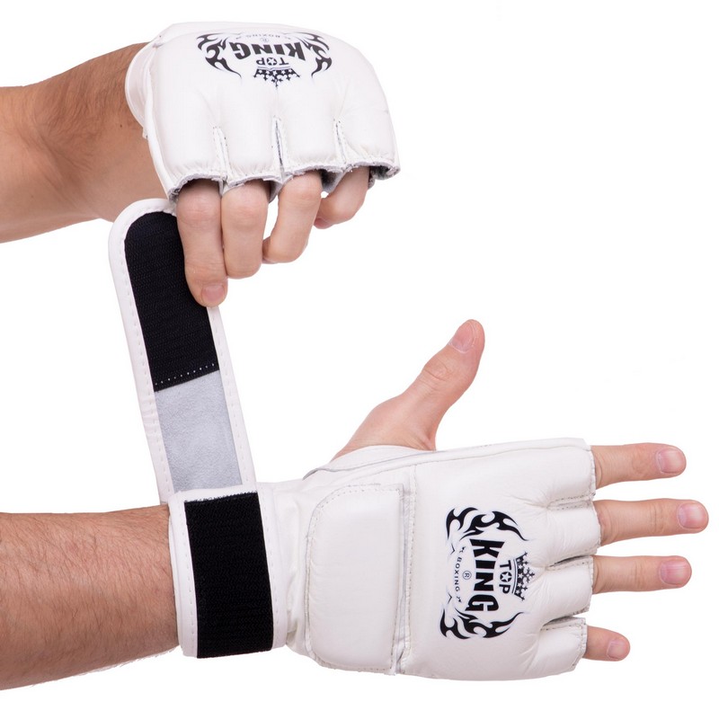 Рукавиці для змішаних єдиноборств MMA TOP KING Super TKGGS S-XL кольори в асортименті