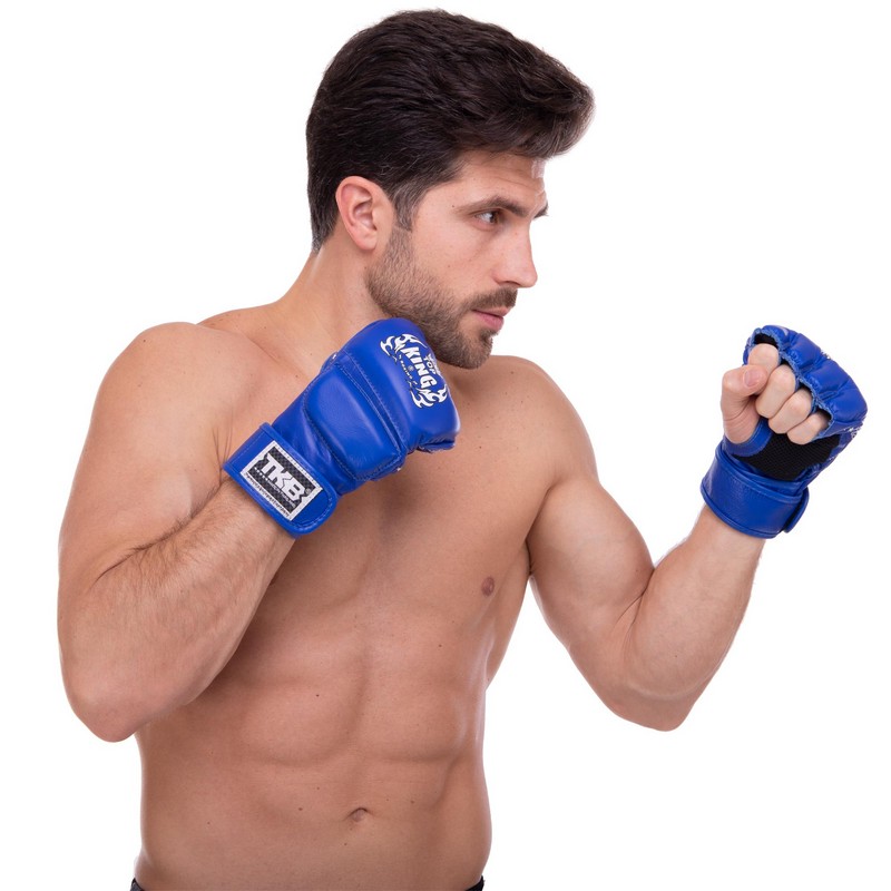 Рукавиці для змішаних єдиноборств MMA TOP KING Super TKGGS S-XL кольори в асортименті