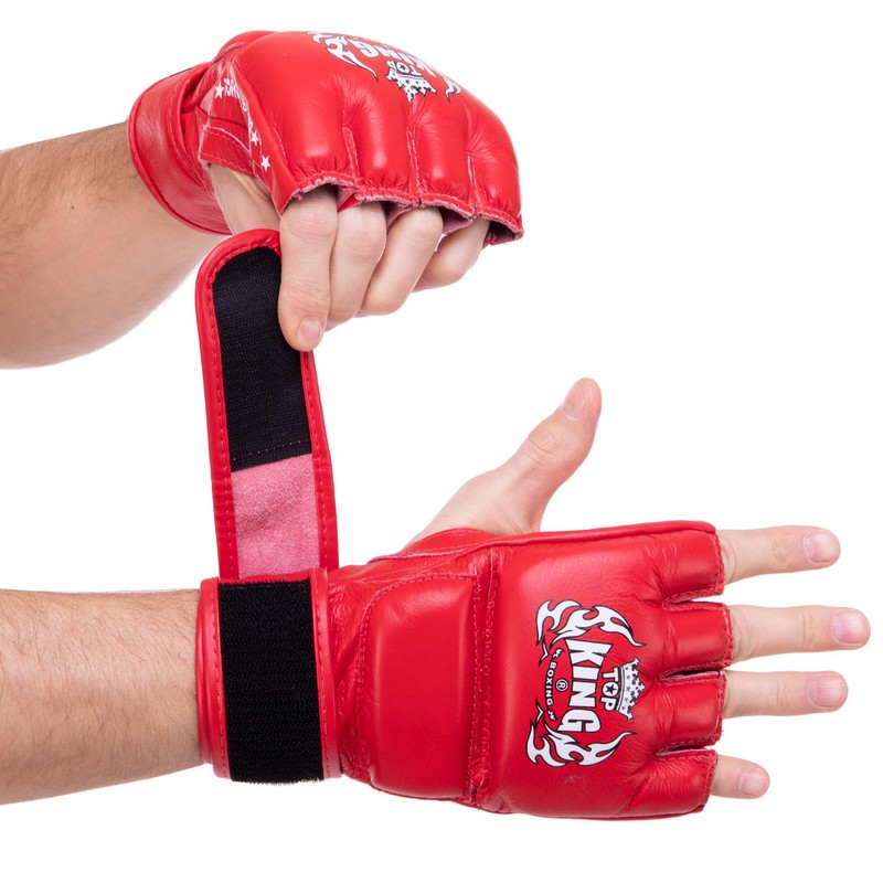 Рукавиці для змішаних єдиноборств MMA TOP KING Super TKGGS S-XL кольори в асортименті