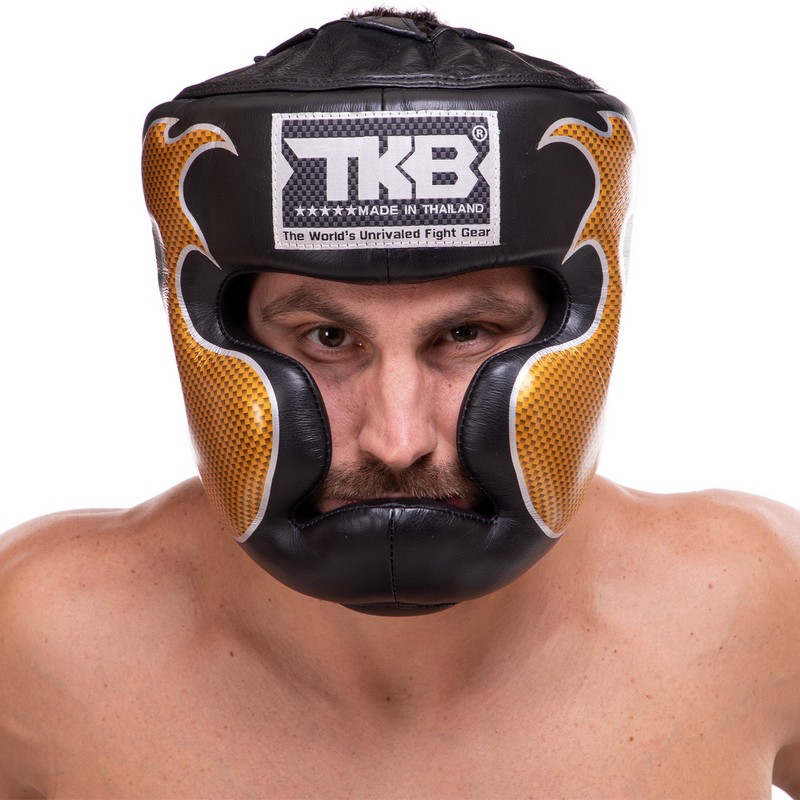 Шолом боксерський з повним захистом шкіряний TOP KING Empower TKHGEM-01 S-XL кольори в асортименті