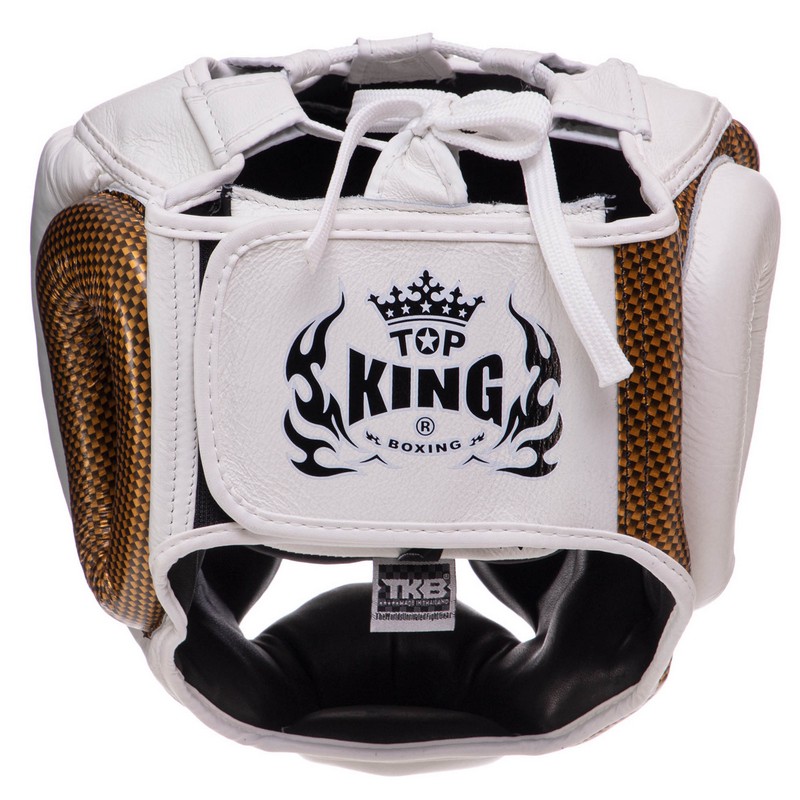 Шолом боксерський з повним захистом шкіряний TOP KING Empower TKHGEM-02 S-XL кольори в асортименті