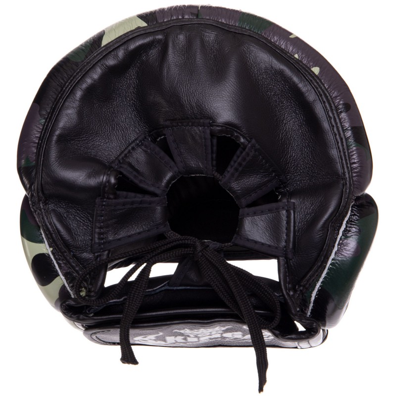 Шолом боксерський з повним захистом шкіряний TOP KING Empower Camouflage TKHGEM-03 S-XL кольори в асортименті