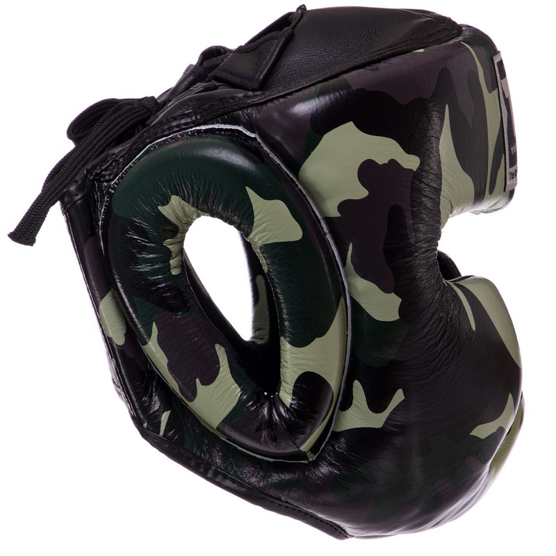 Шолом боксерський з повним захистом шкіряний TOP KING Empower Camouflage TKHGEM-03 S-XL кольори в асортименті