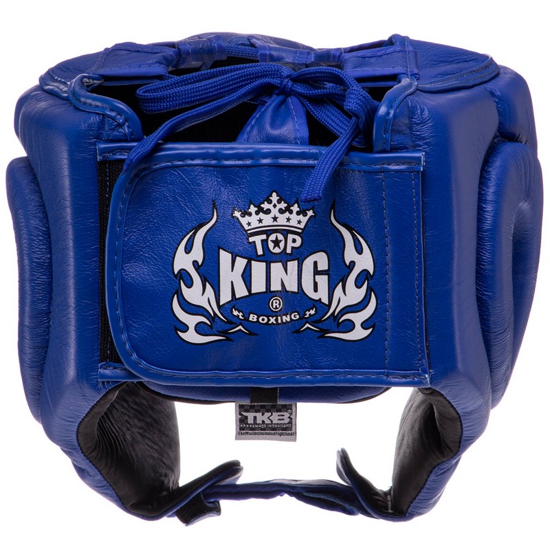 Шолом боксерський відкритий шкіряний TOP KING Open Chin TKHGOC S-XL кольори в асортименті
