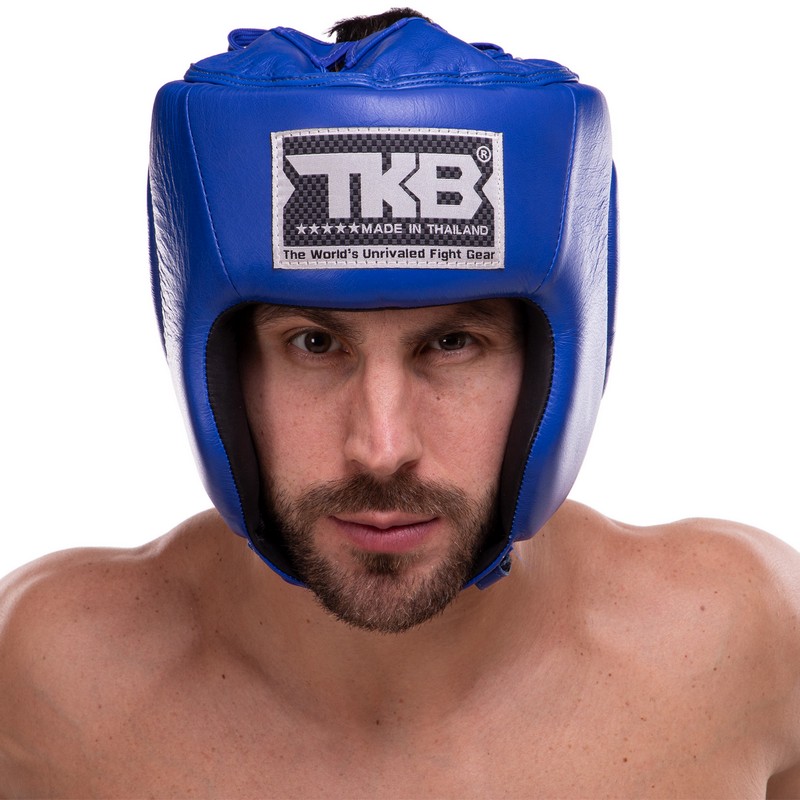 Шолом боксерський відкритий шкіряний TOP KING Open Chin TKHGOC S-XL кольори в асортименті