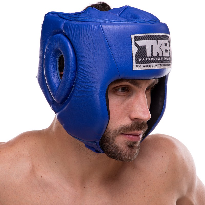 Шолом боксерський відкритий шкіряний TOP KING Open Chin TKHGOC S-XL кольори в асортименті