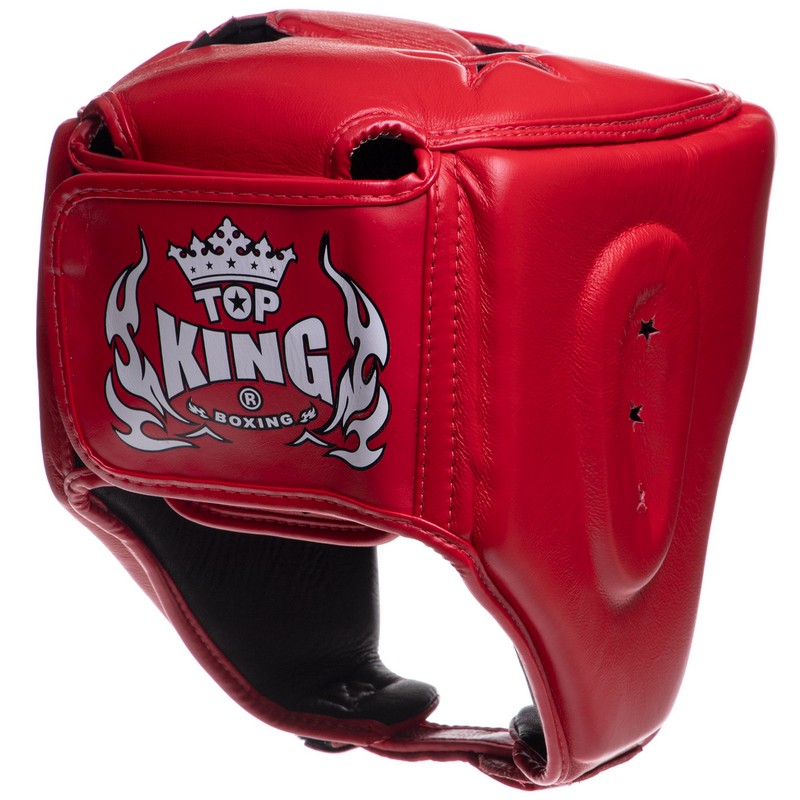 Шолом боксерський відкритий шкіряний TOP KING Super TKHGSC S-XL кольори в асортименті