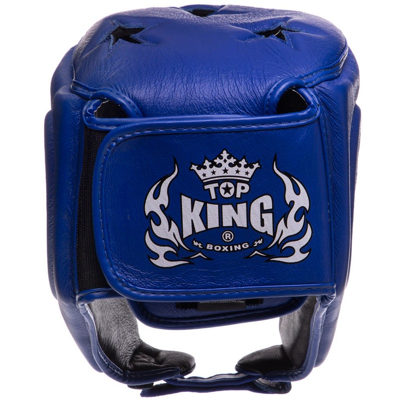 Шолом боксерський відкритий шкіряний TOP KING Super TKHGSC S-XL кольори в асортименті