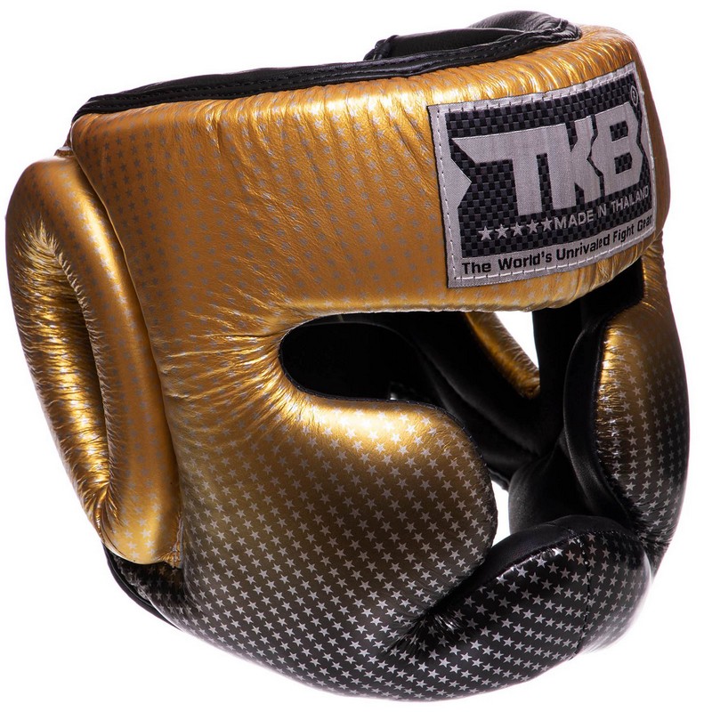 Шолом боксерський з повним захистом шкіряний TOP KING Super Star TKHGSS-01 S-XL кольори в асортименті