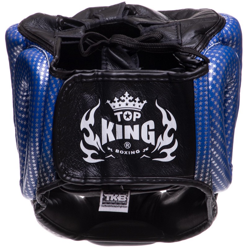 Шолом боксерський з повним захистом шкіряний TOP KING Super Star TKHGSS-01 S-XL кольори в асортименті