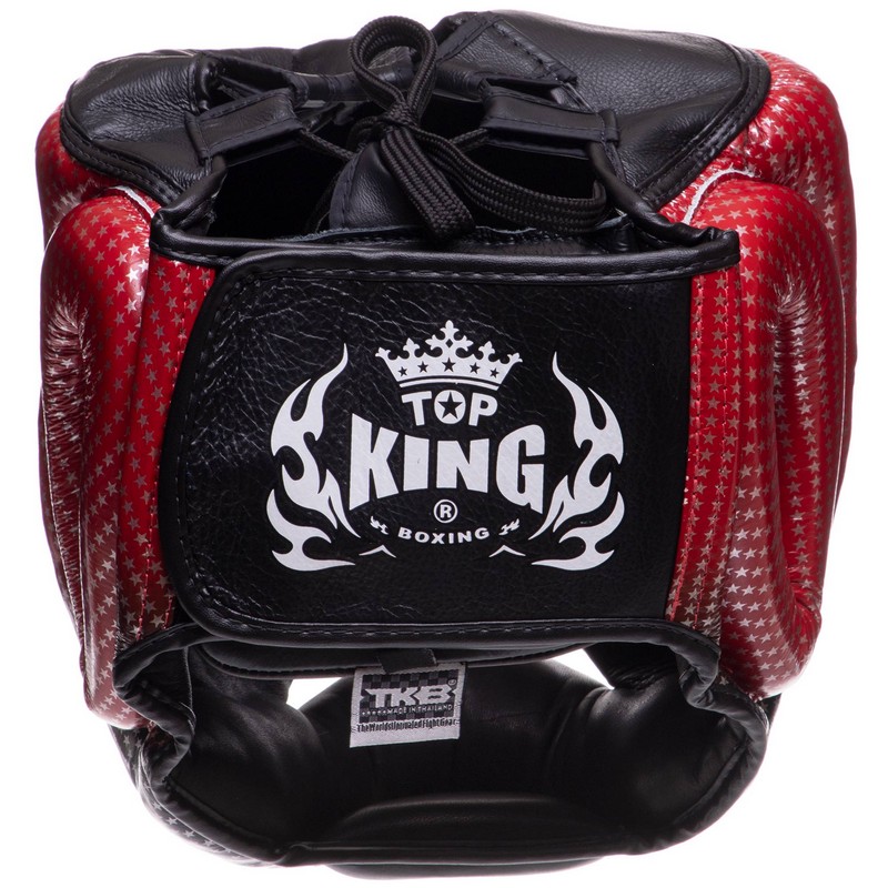 Шолом боксерський з повним захистом шкіряний TOP KING Super Star TKHGSS-01 S-XL кольори в асортименті