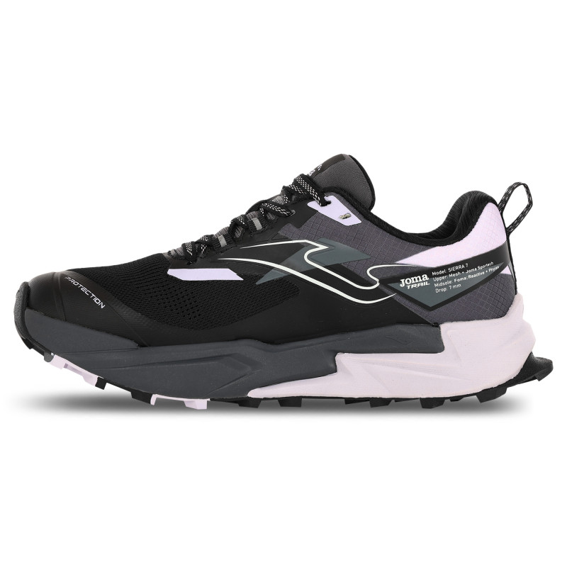 Кросівки для трекінгу та бігу по горах Joma SIERRA LADY TKSILW2501 розмір 36-40 чорний-сірий