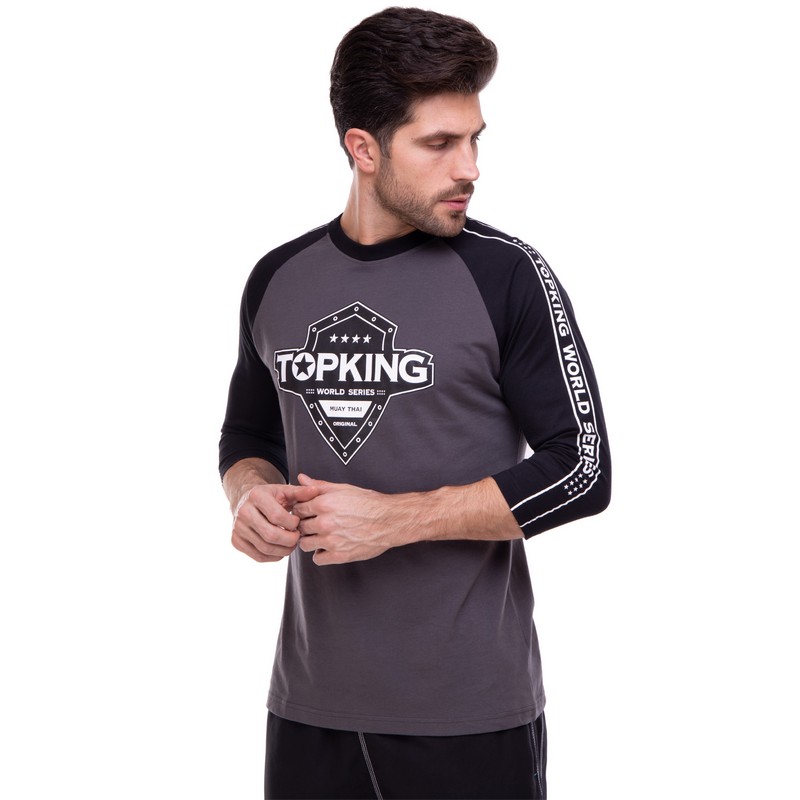 Лонгслів спортивний TOP KING TKTSH-019 XS-2XL чорний
