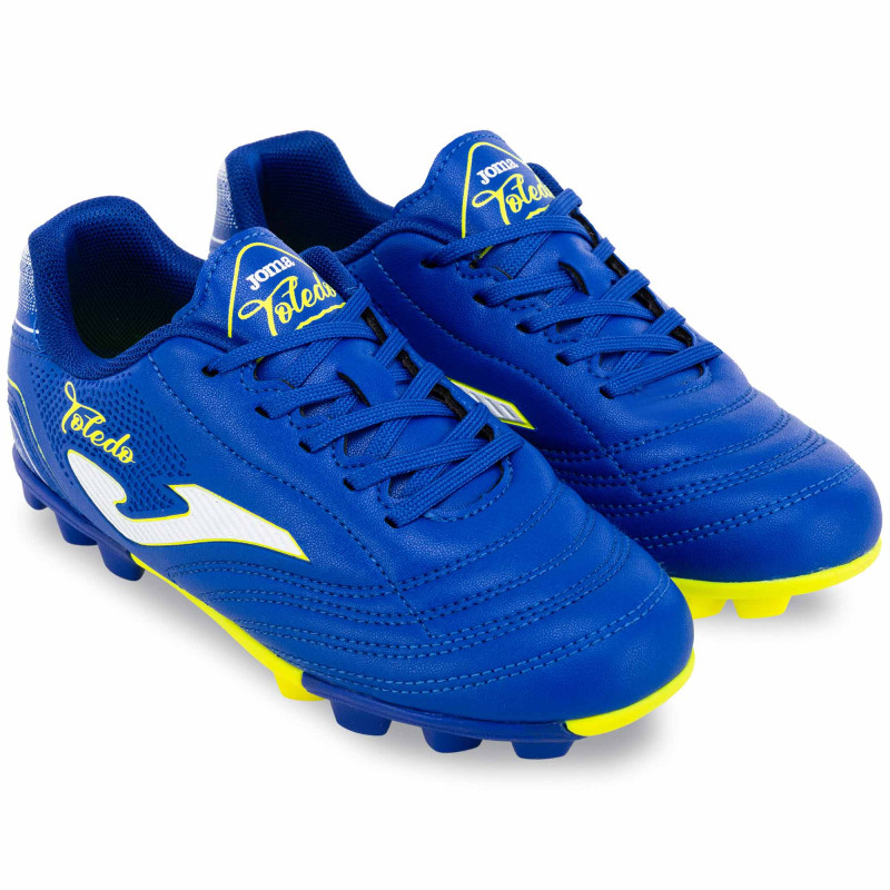Бутси футбольні дитячі JOMA TOLEDO TOJW2504HG розмір 29-37 синій-жовтий